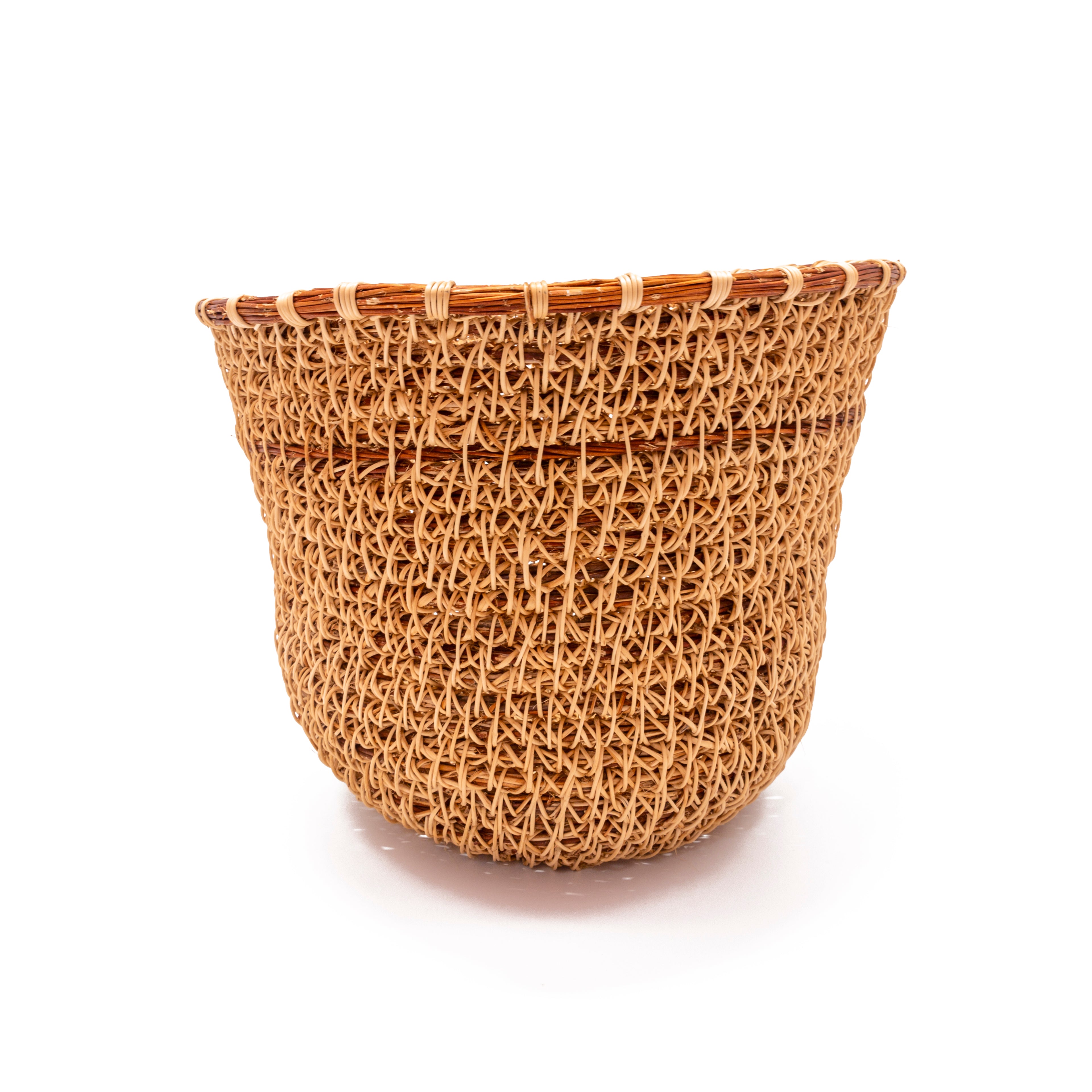 Woven Honeysuckle Tall 12" Basket