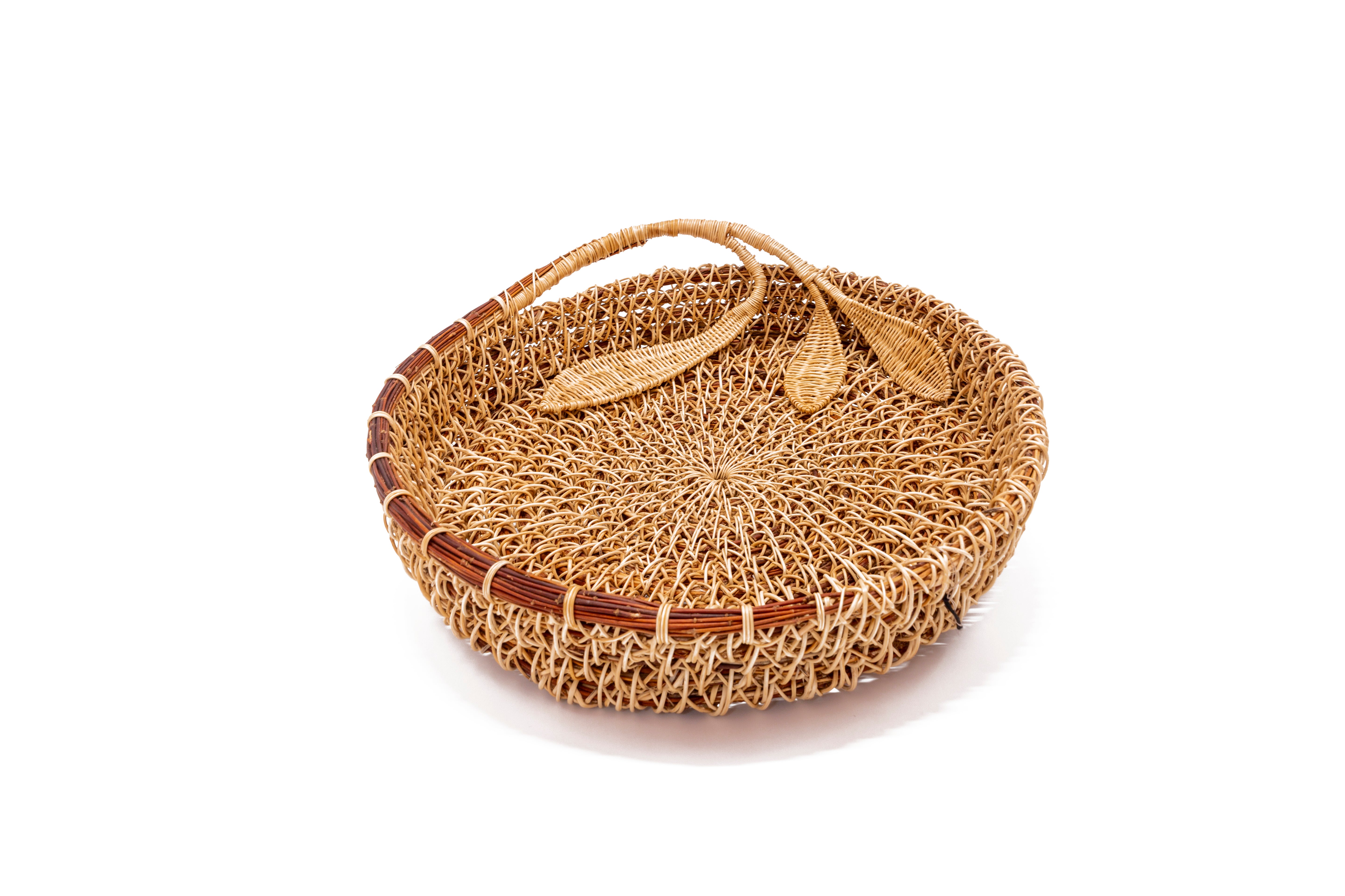 Woven Honeysuckle Leaf Tray