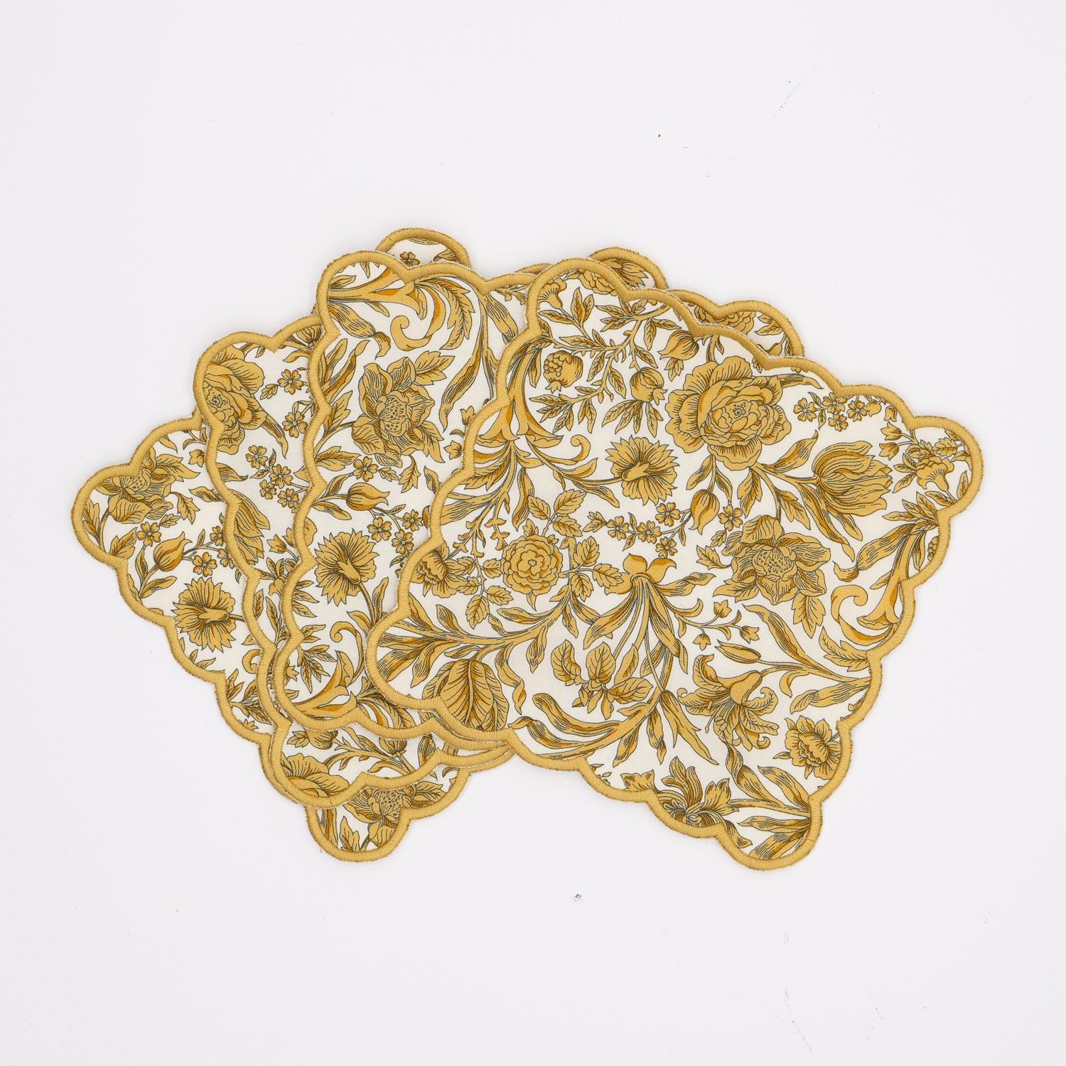 Liberty Sanbourne Gold Cocktail Napkins