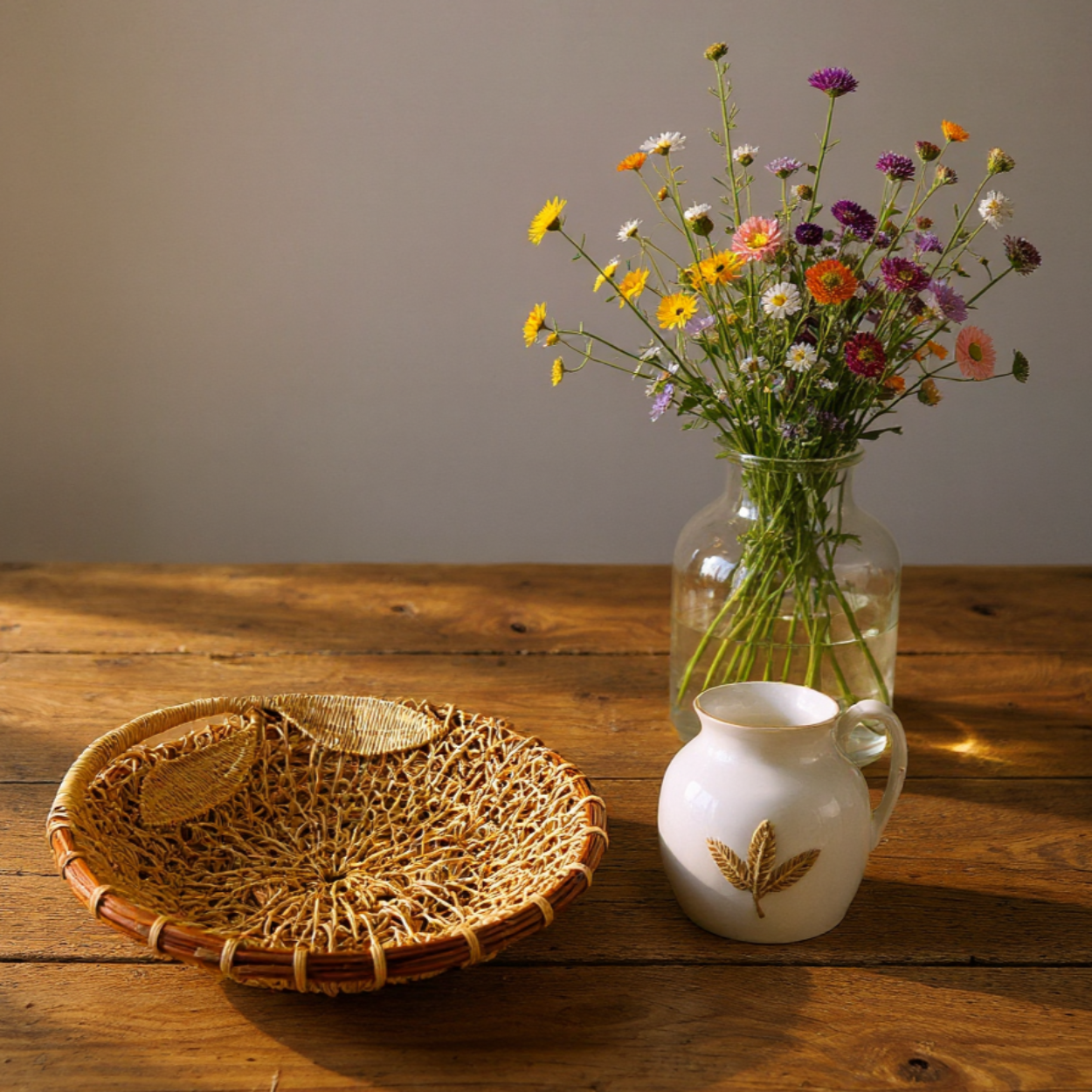 9.5 in Low Leaf Basket