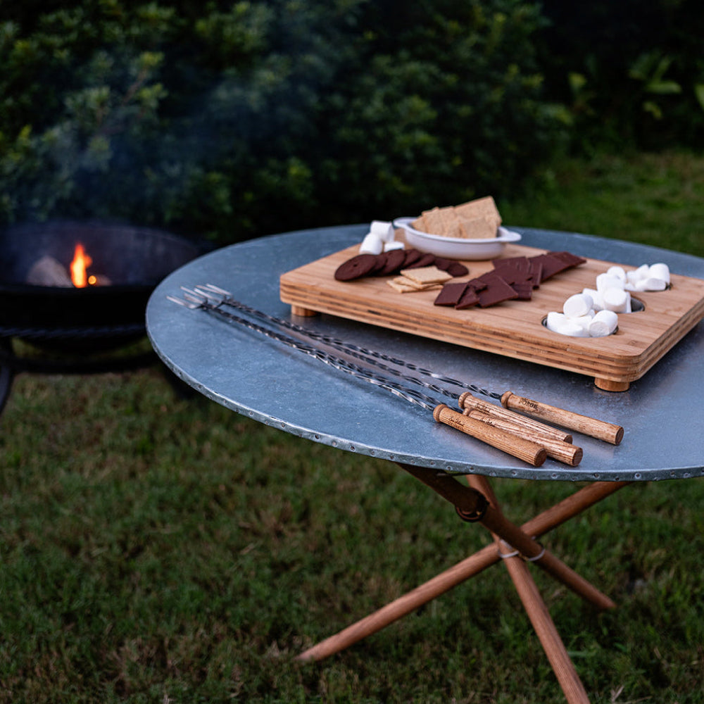 Making Smores with Roasting Forks