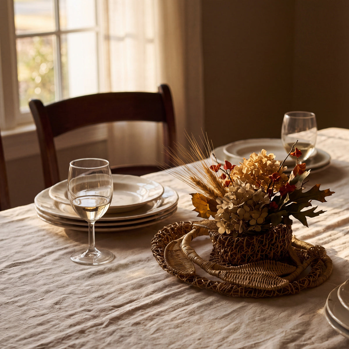 Nature Basket Arrangement Fall
