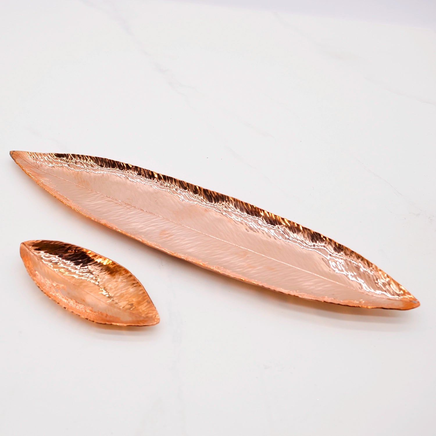 Copper Olive Serving Tray and Pit Holder