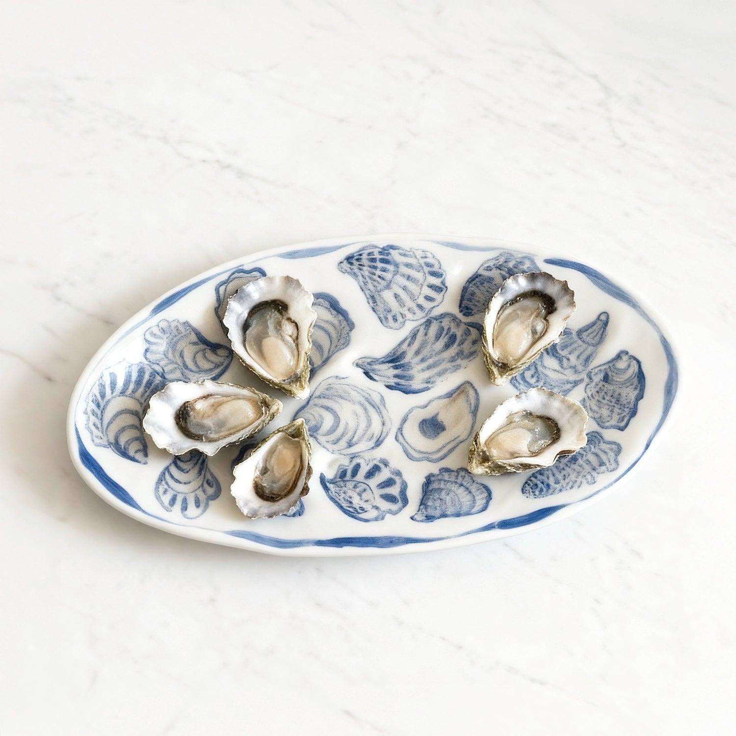 Large Handmade Oyster Platter