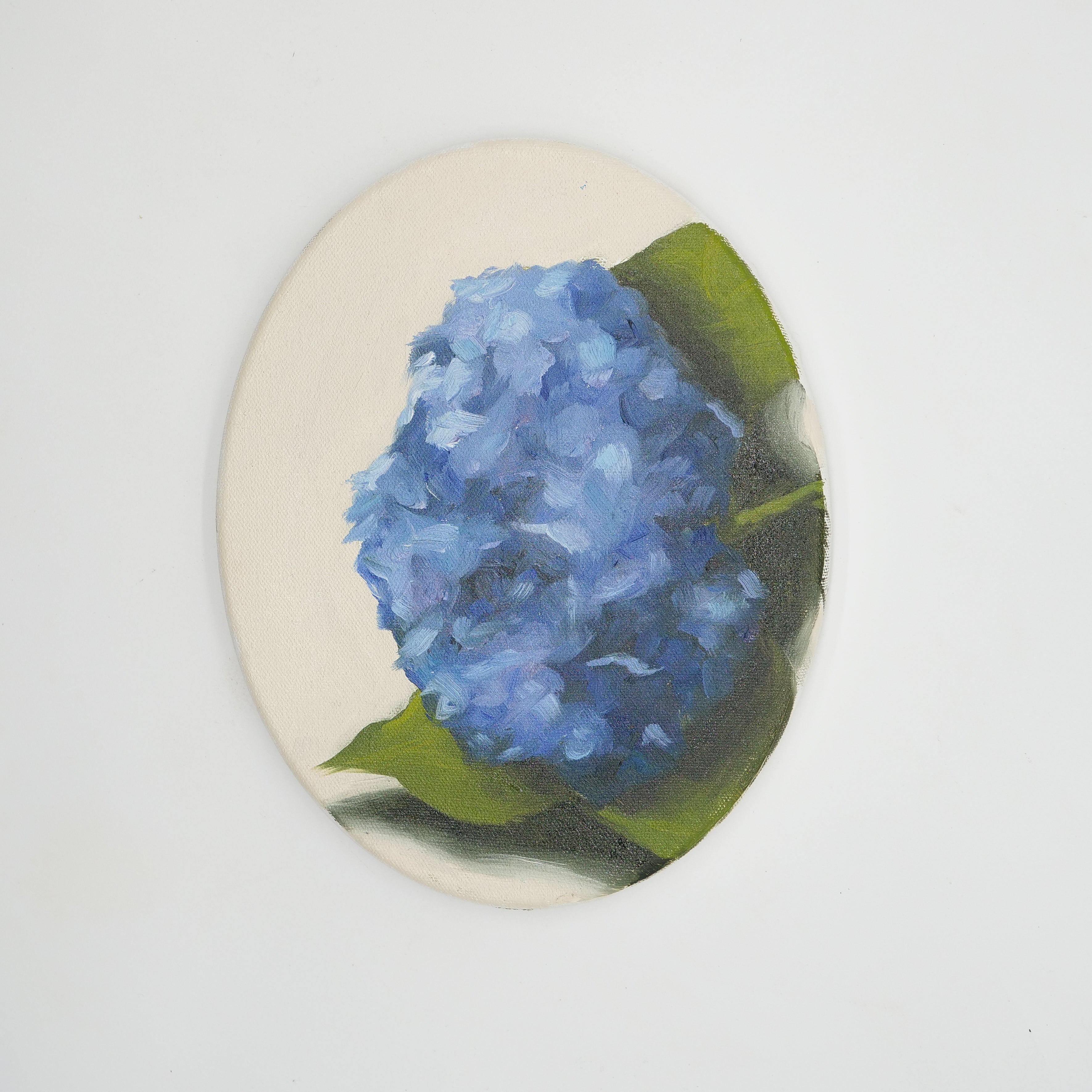 Blue Hydrangea Intaglio