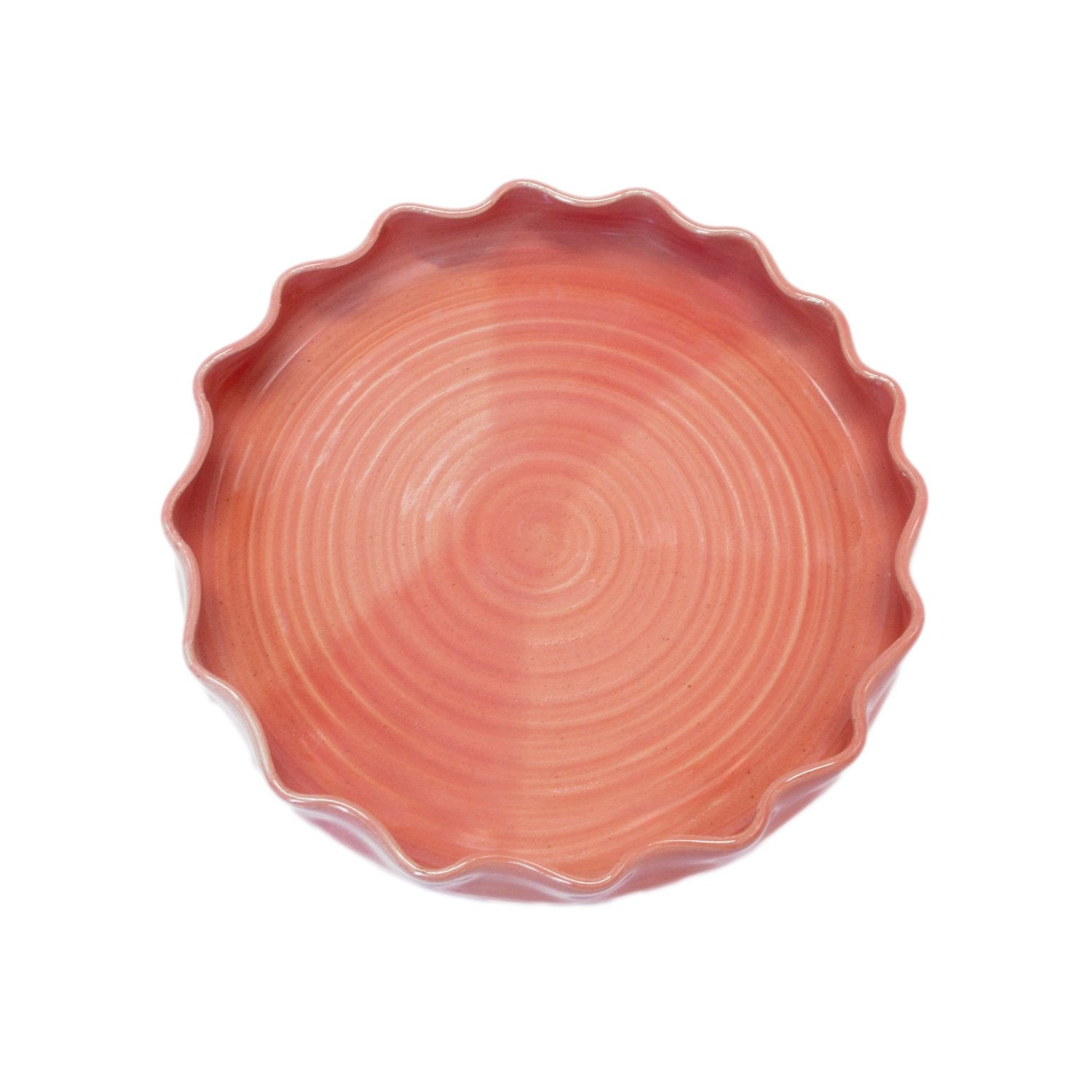 Pie Plate -- Fibs Pink