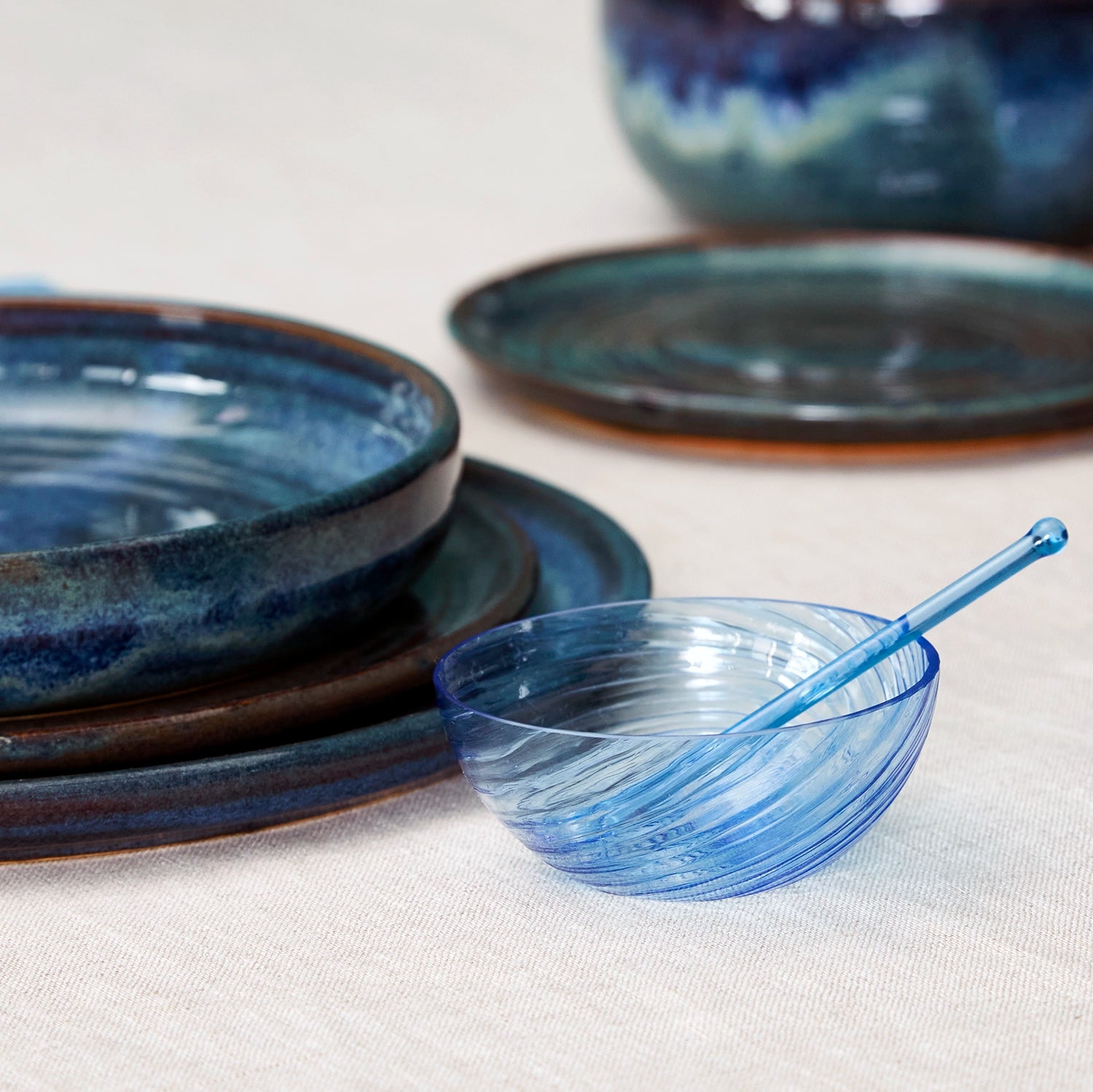 Handblown Glass Salt Cellars