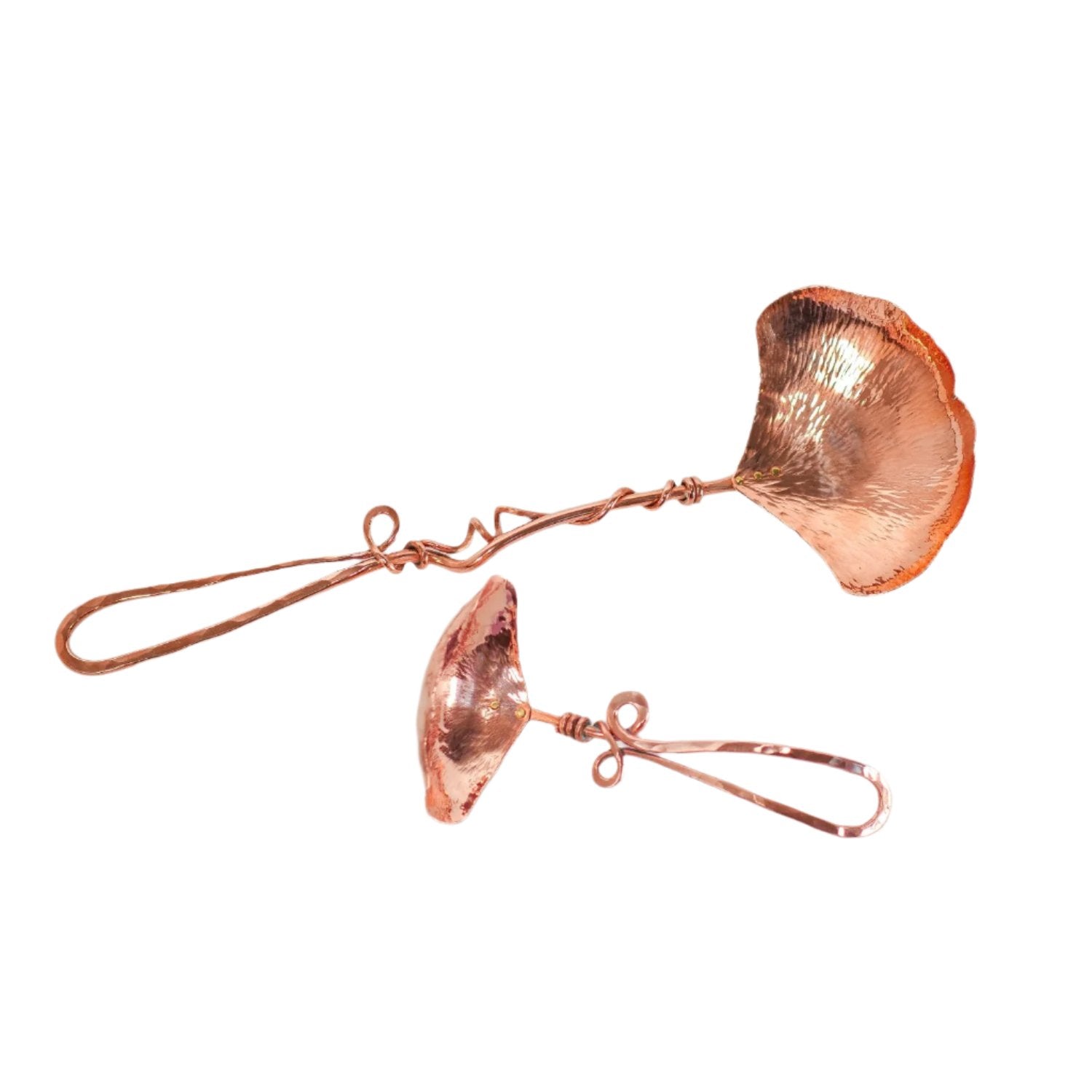 Copper Ginkgo Gravy Ladle