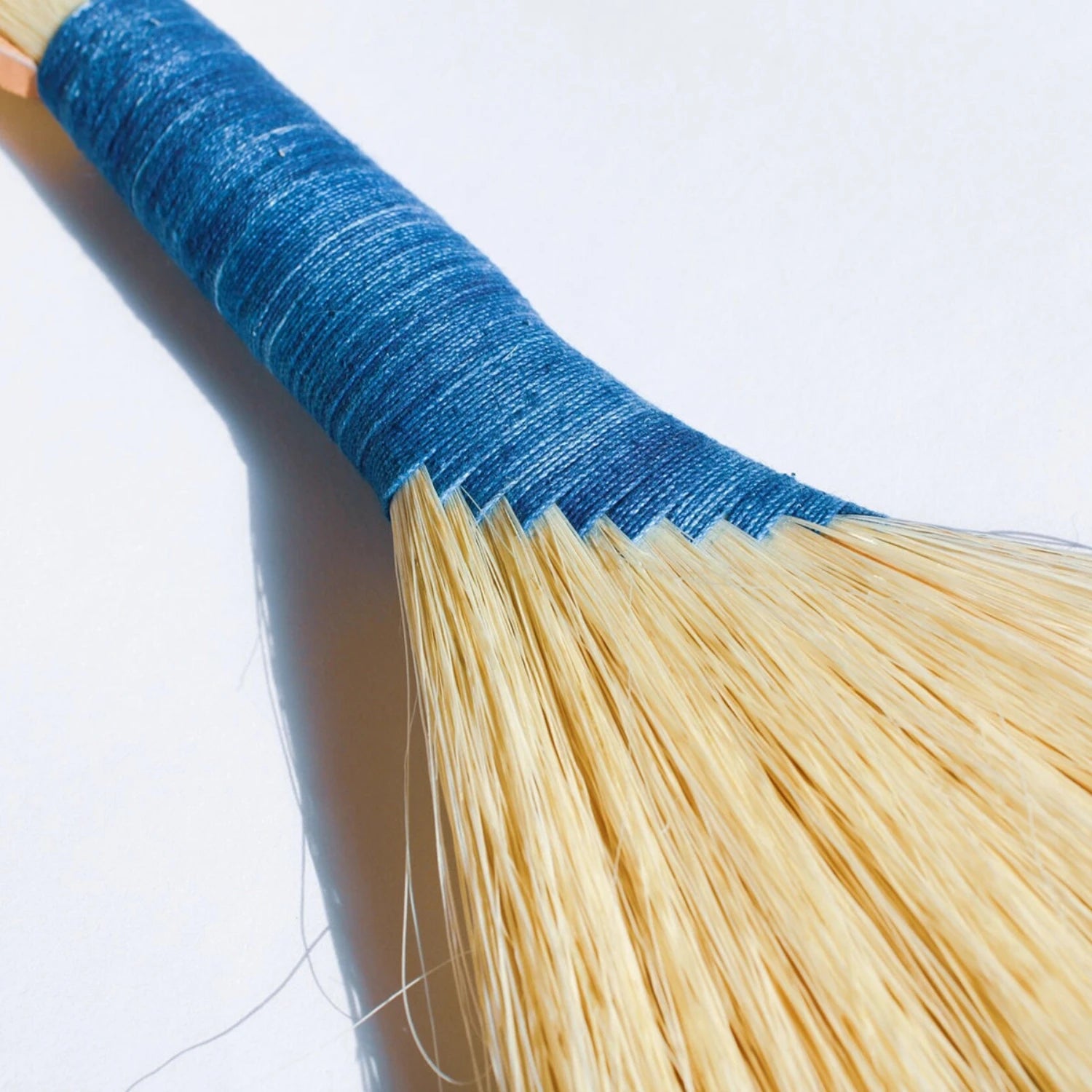 Tampico Natural Dye Broom Blue