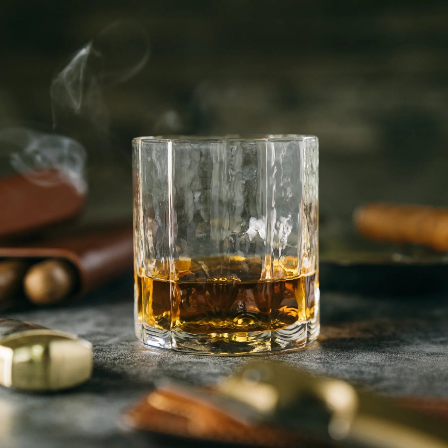 Terrane No 12 Handblown Rocks Glass