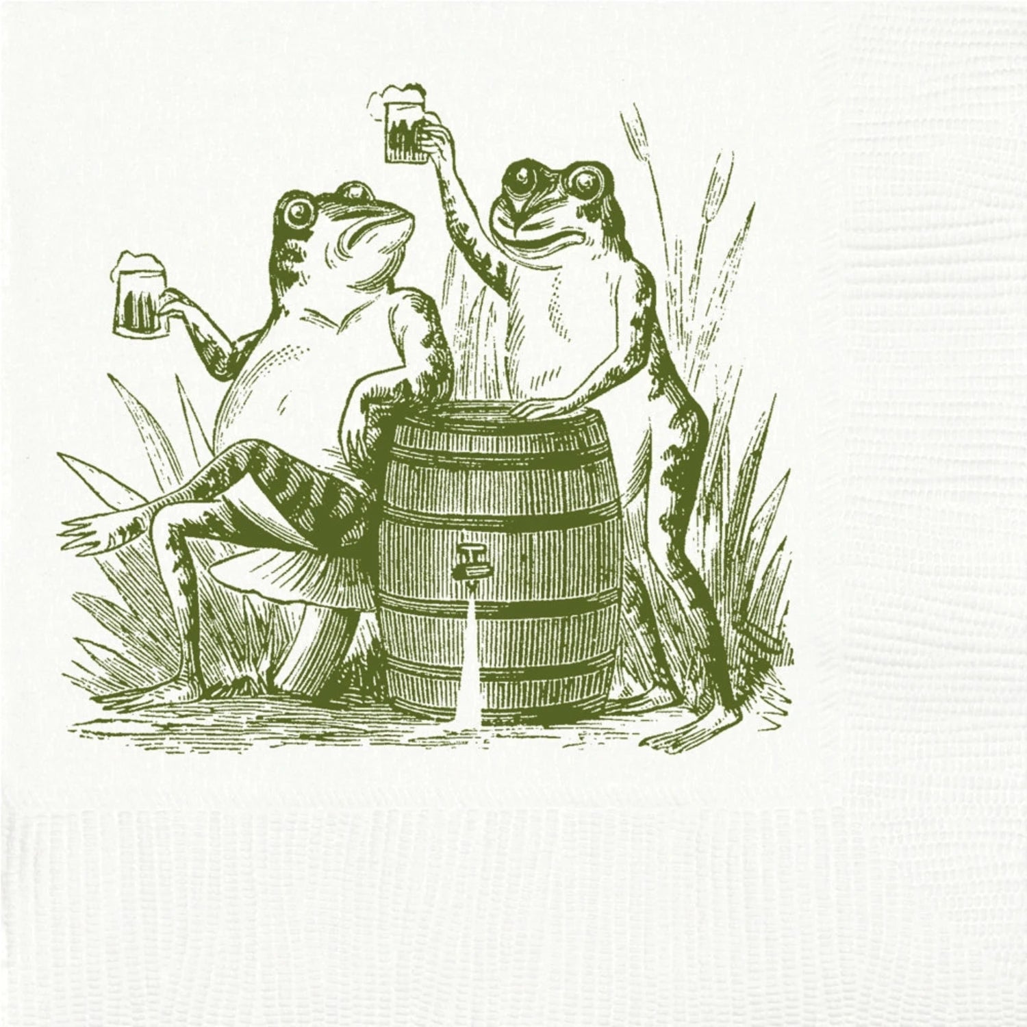 Toasting Toads Napkins