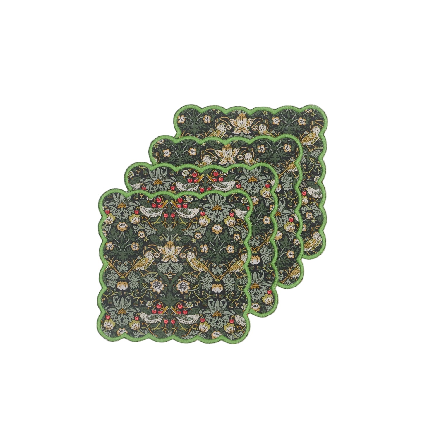 Strawberry Thief Cocktail Napkin set