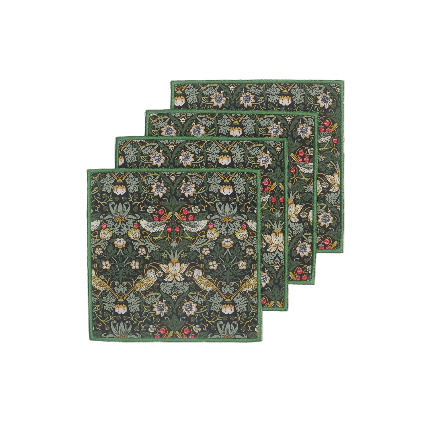 Strawberry Thief Cocktail Napkin set