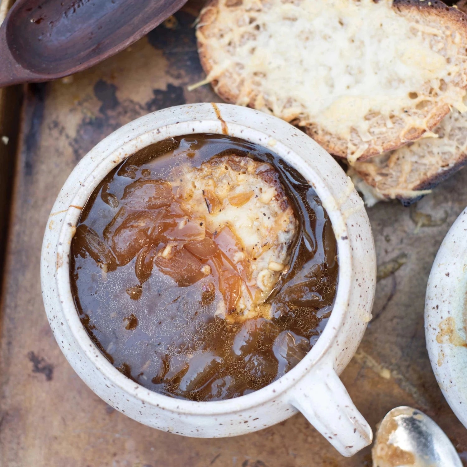 White Chili Bowl Onion Soup