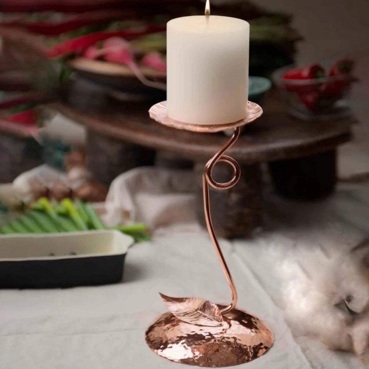Copper Candlestick - Southern Crafted