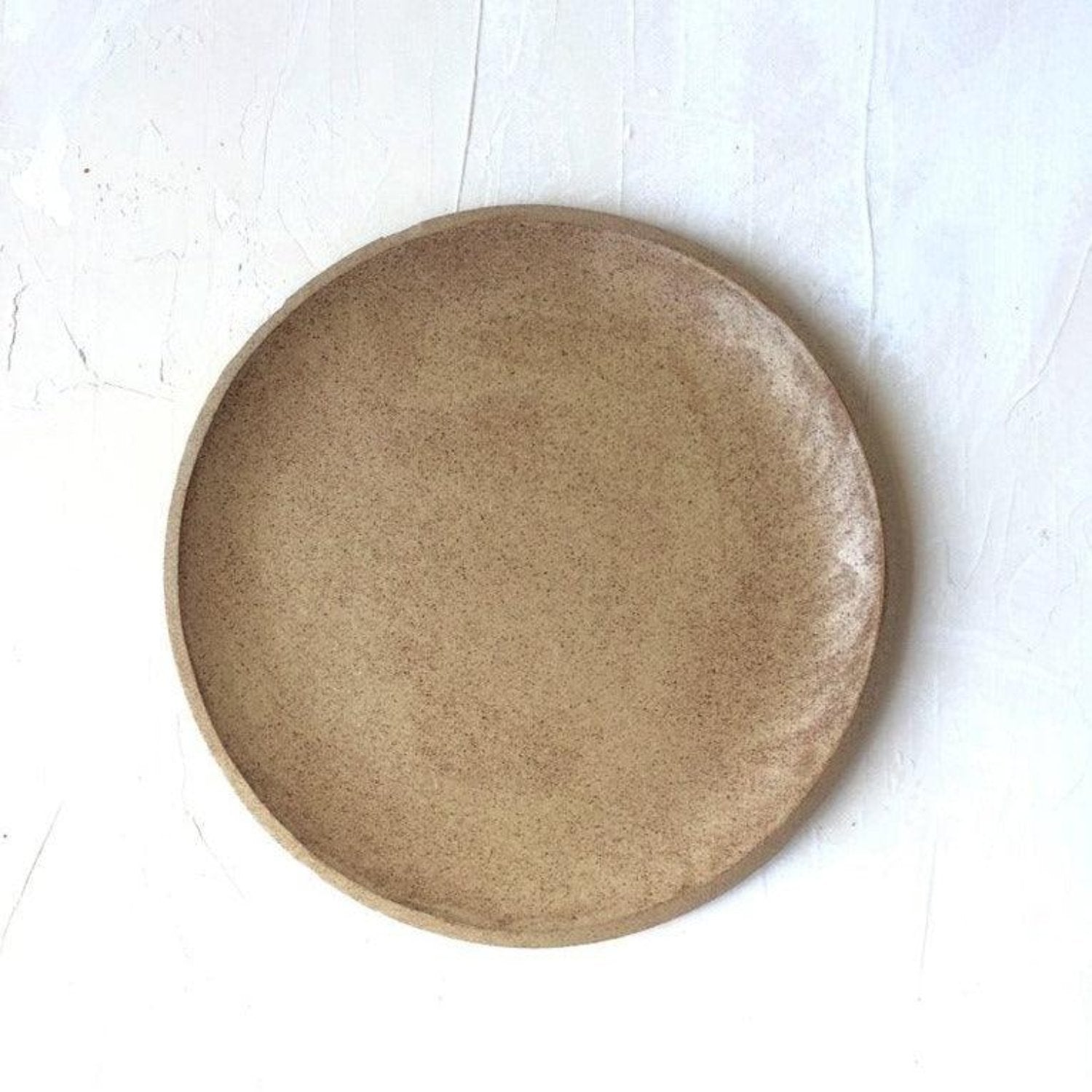 Civil Stoneware 10.5in Orb Plate in Sand