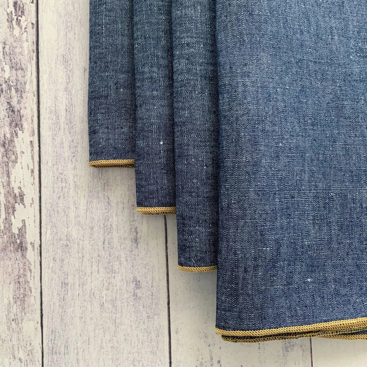 Linen Chambray Cloth Napkins, set of four - Southern Crafted