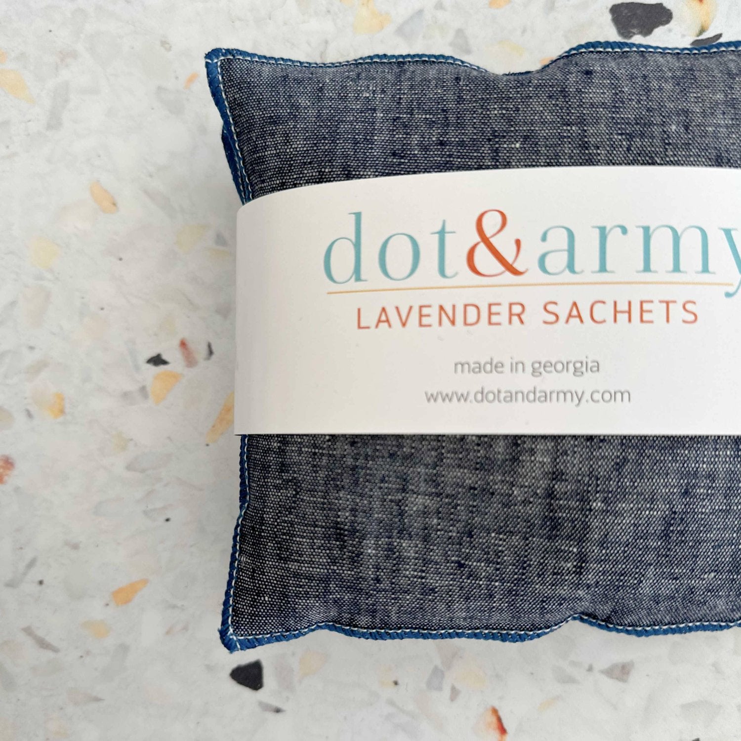 Linen Chambray Lavender Sachets - Southern Crafted