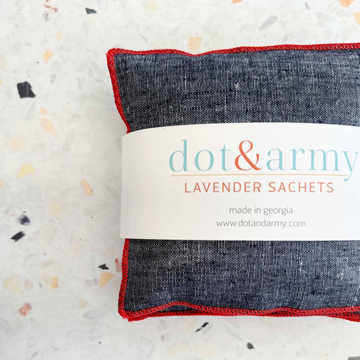 Linen Chambray Lavender Sachets - Southern Crafted