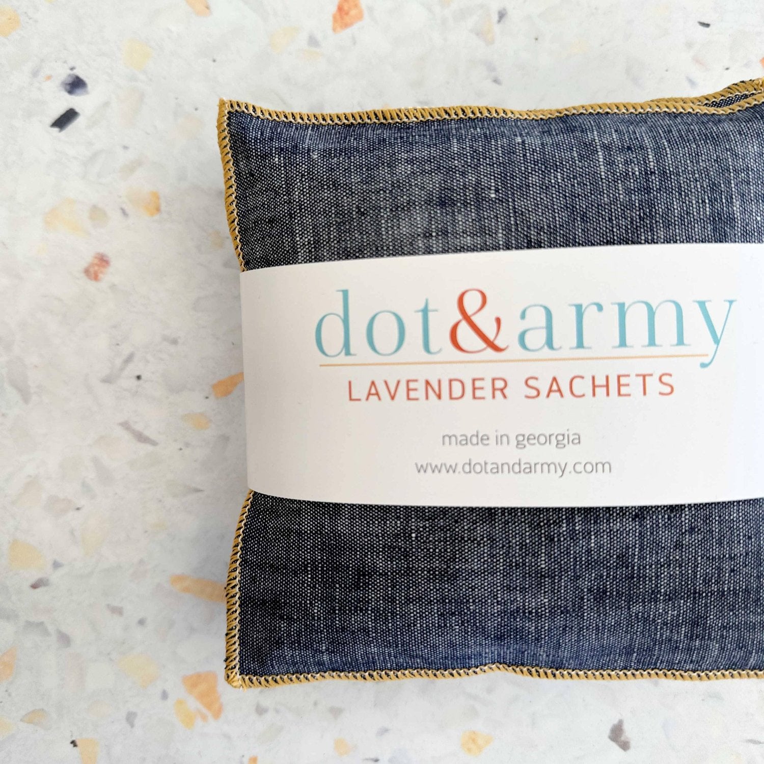 Linen Chambray Lavender Sachets - Southern Crafted