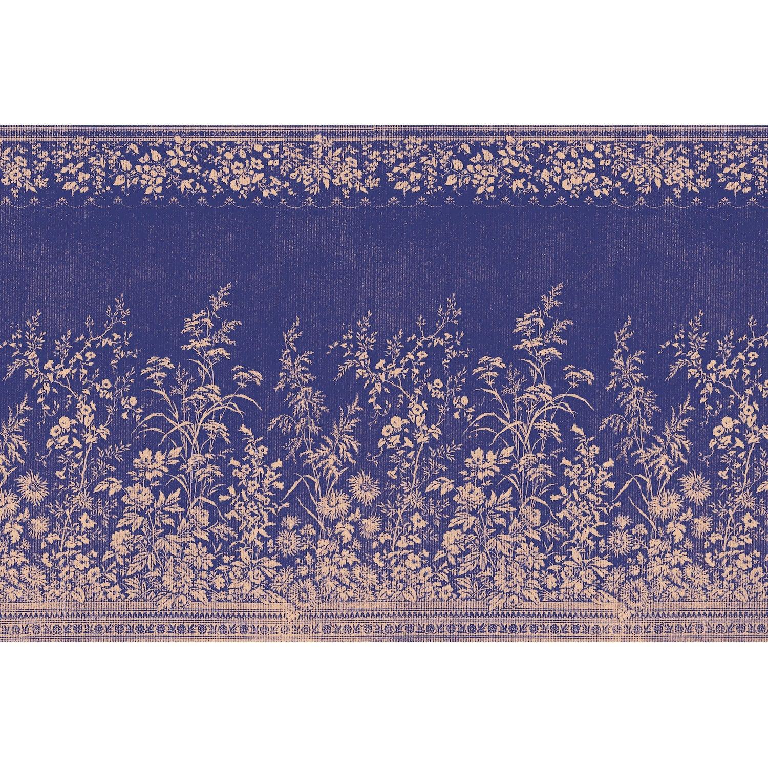 Navy Woven Floral Placemat 24 sheets - Southern Crafted