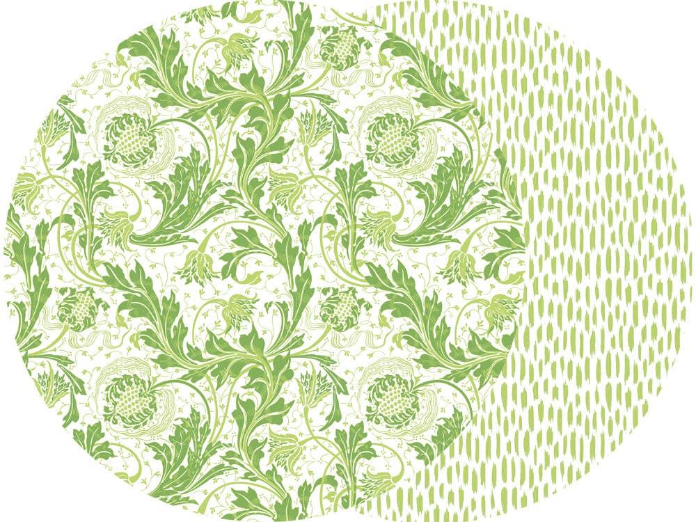 Round Pomegranate and Dash Placemat - Southern Crafted