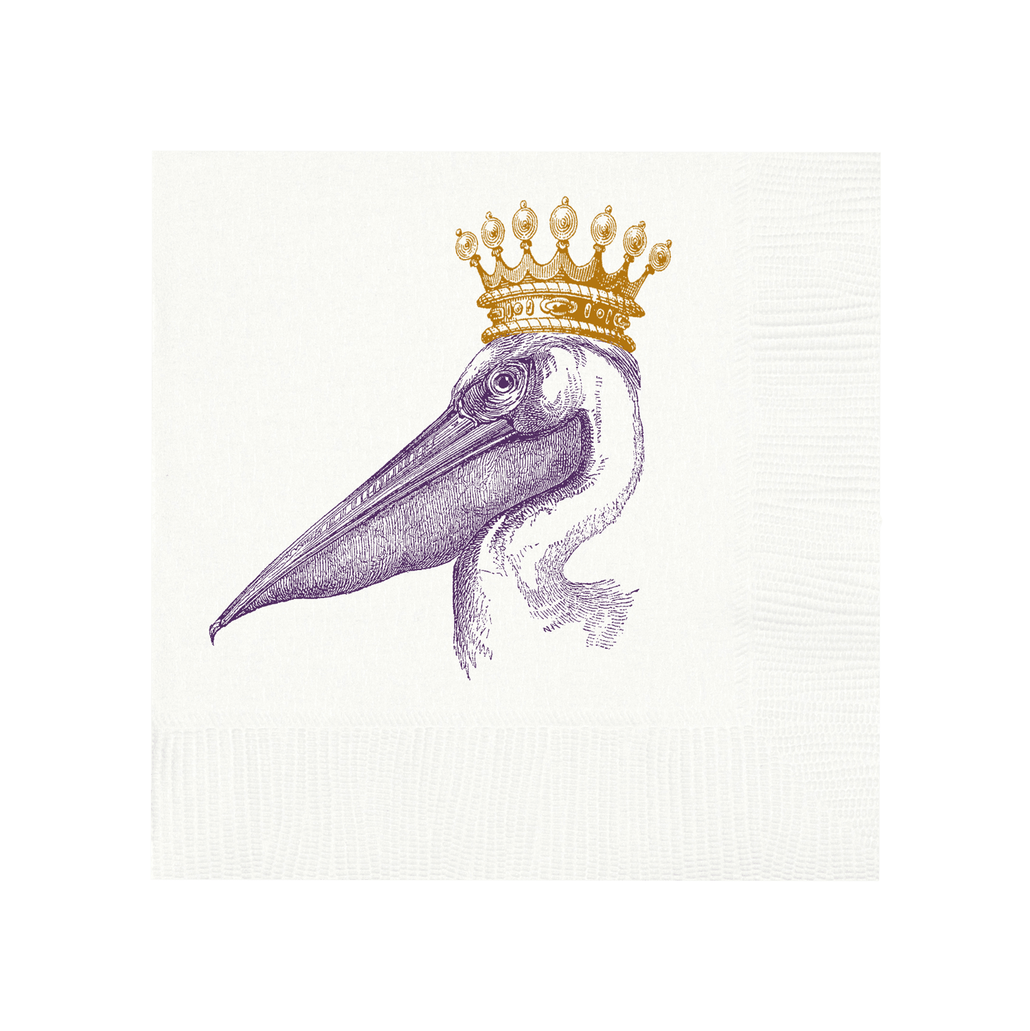 Royal Pelican Beverage Napkins - Southern Crafted