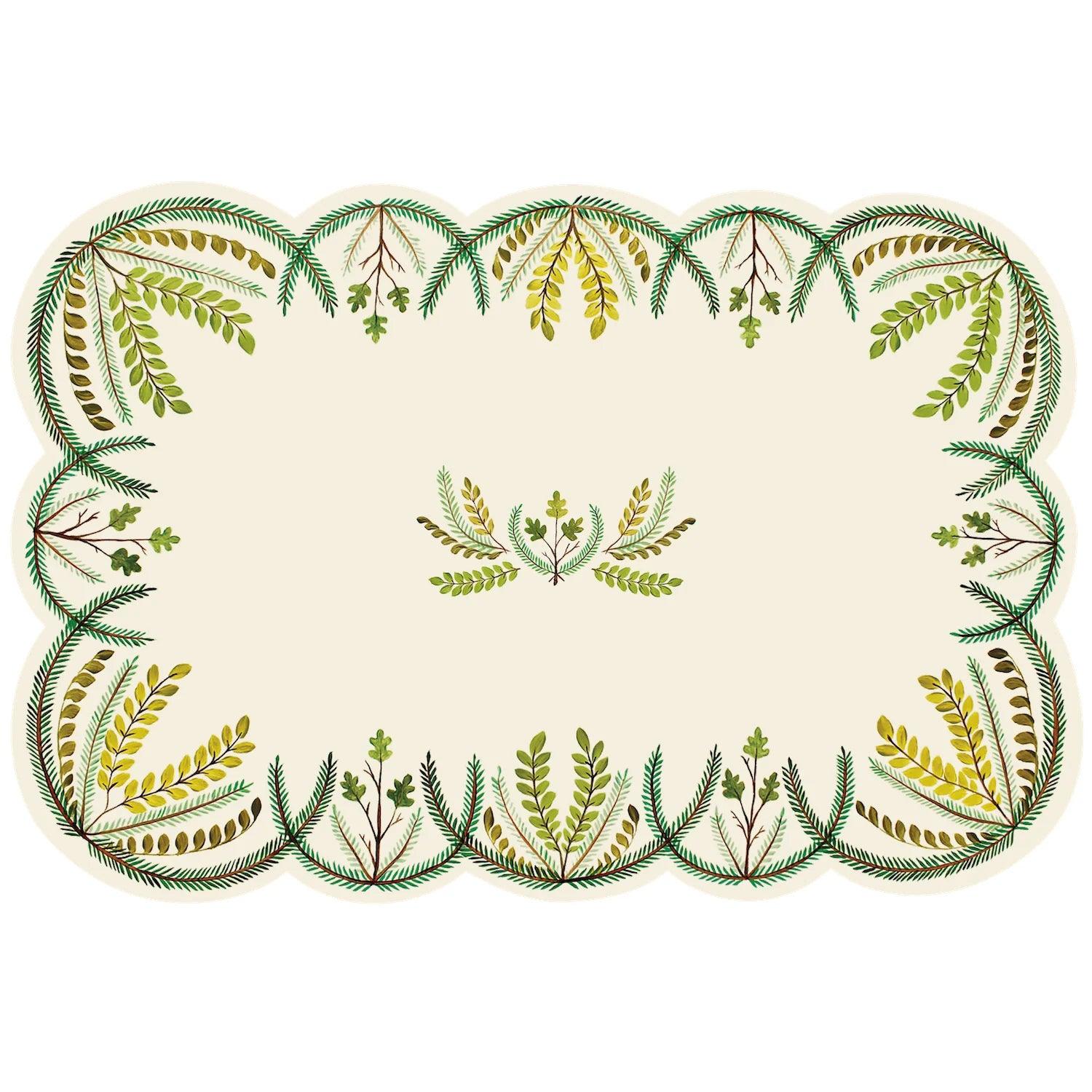 Scalloped Seedling Placemat - Southern Crafted