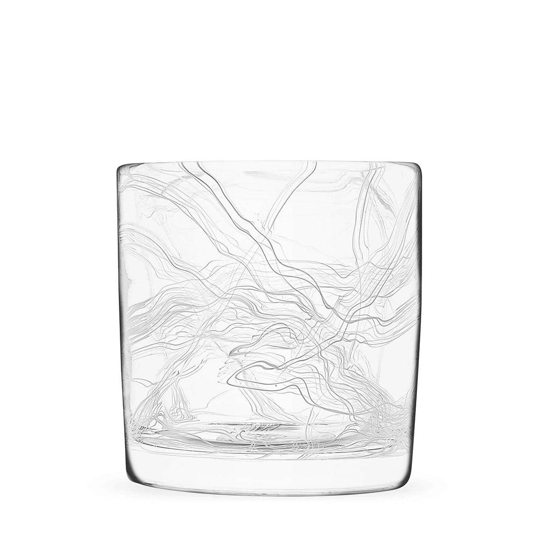 Strada in White - Rocks Glass - Southern Crafted