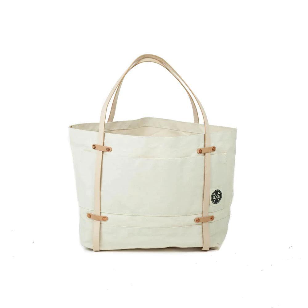 the Organic Cotton Natural Getaway Tote - Southern Crafted
