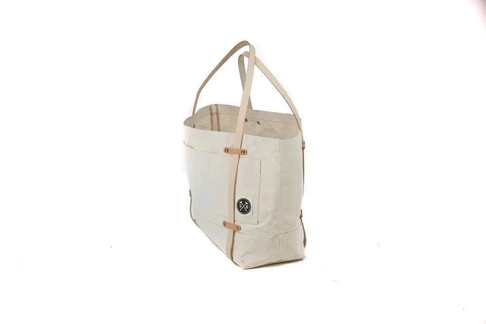 the Organic Cotton Natural Getaway Tote - Southern Crafted