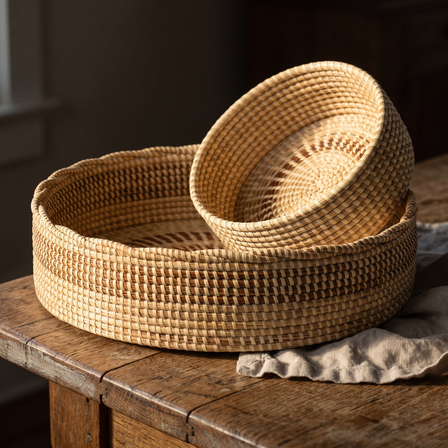 Corey Alston Gullah sweetgrass baskets