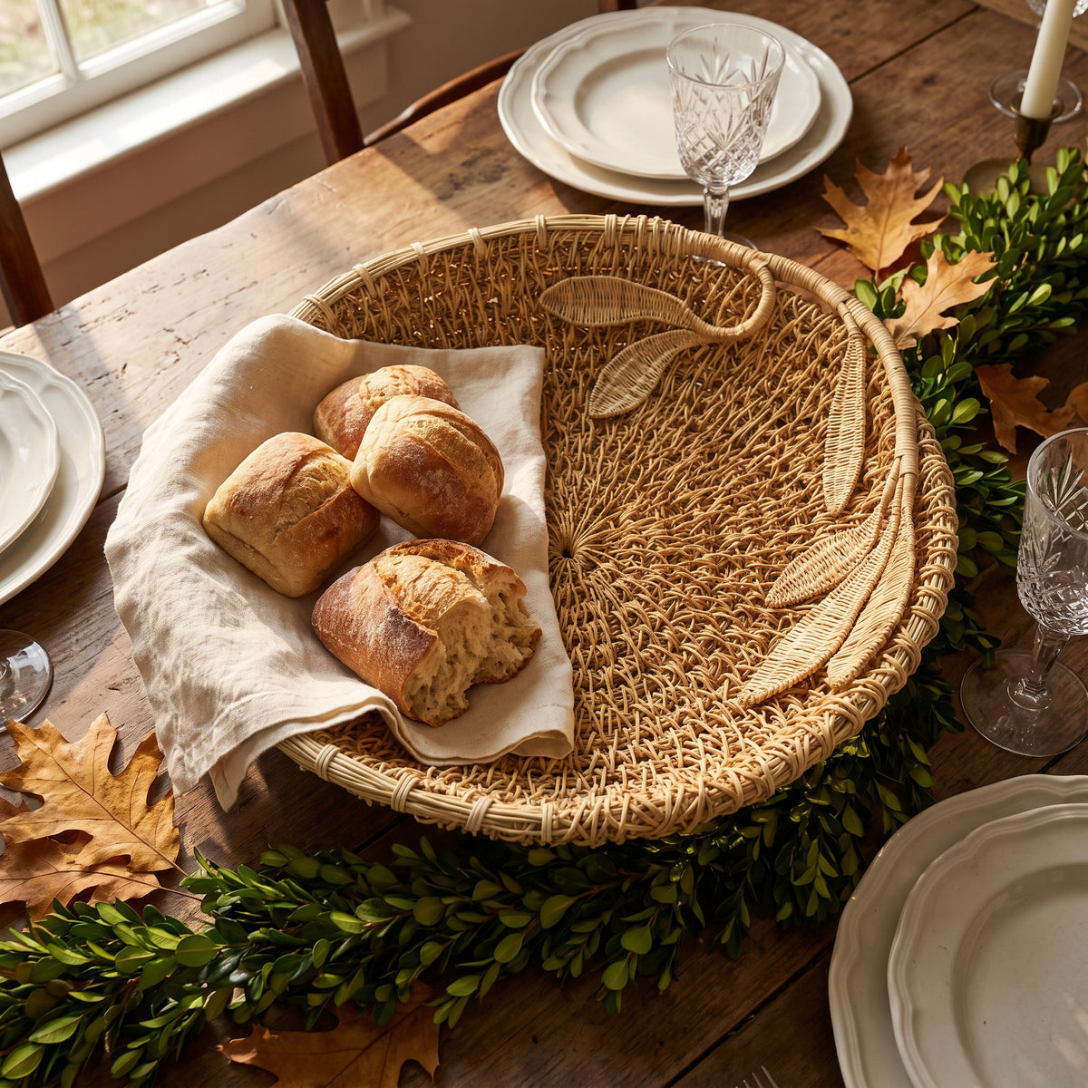 Leaf Bowl, 16 in