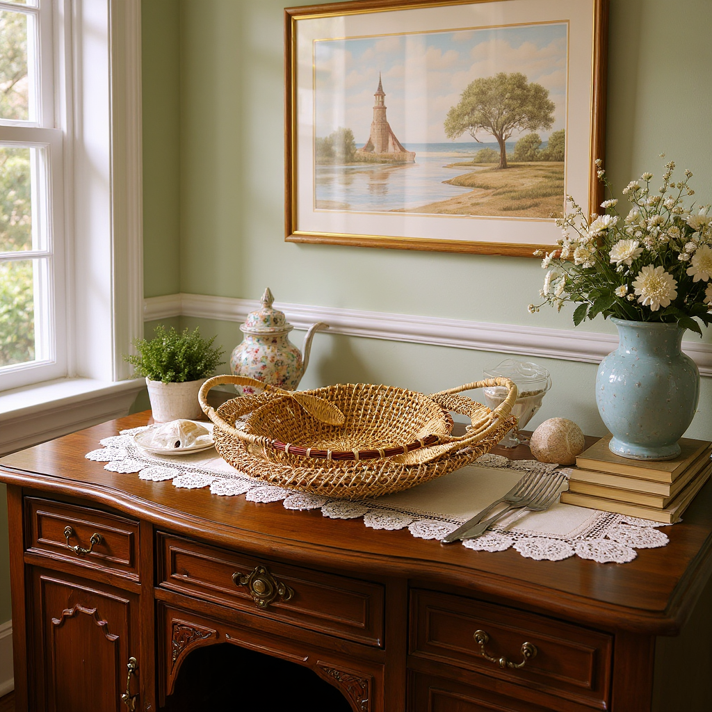 20 inch Sculptural Leaf Bowl