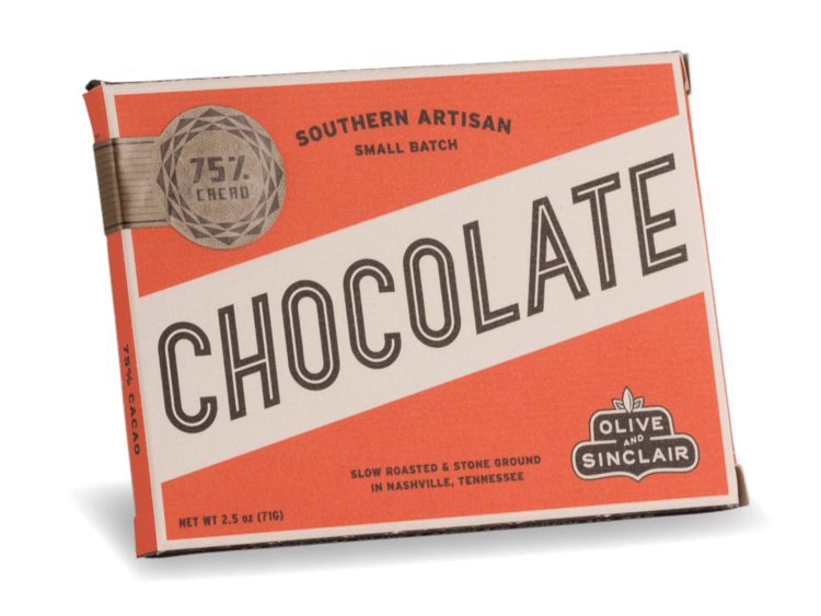 75% Dark Chocolate Bar - Southern Crafted